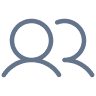 Icon representing multiple users, symbolizing the welcoming of 1-6 customers for fishing charters in Marathon, Florida, catering to all experience levels.